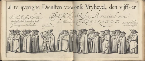 The Funeral Procession of Count Ernst Casimir, Stadtholder of Friesland and Groningen, that took place in Leeuwarden on January 3, 1633 by Jan Herman, book, 1634