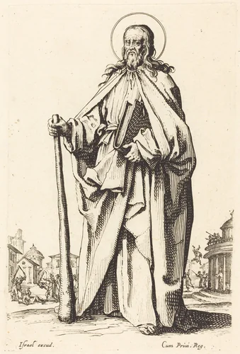 Saint James the Less by Jacques Callot, print, 1631