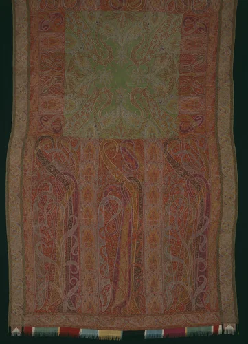 Long Shawl by India, textile, 1840-1845