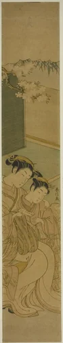 The Love Letter by Suzuki Harunobu (鈴木春信), print, 1764-1770
