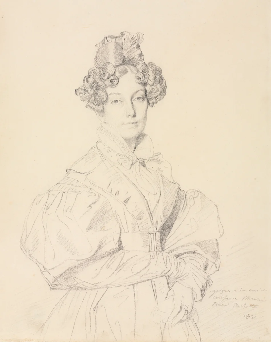 Madame Désiré Raoul-Rochette by Jean-Auguste-Dominique Ingres, drawing, 1830
