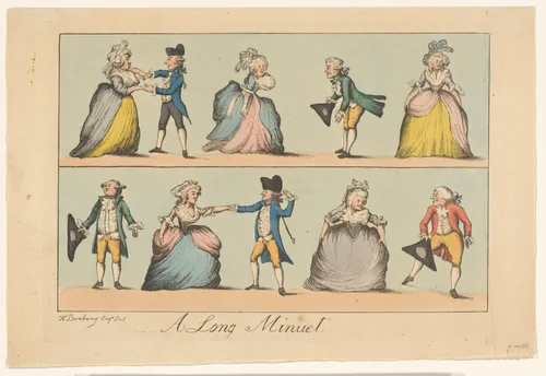 Een lange menuet by anonymous, other, 1787