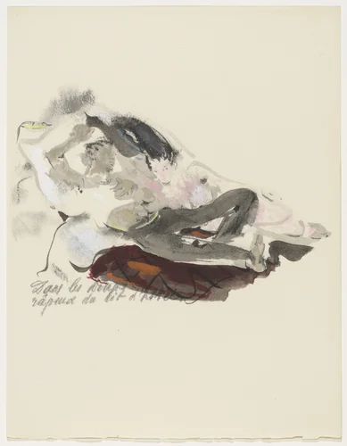 Duplicate of plate (page 213) from Mille Regrets (A Thousand Regrets) by Christian Bérard, illustrated book, 1947