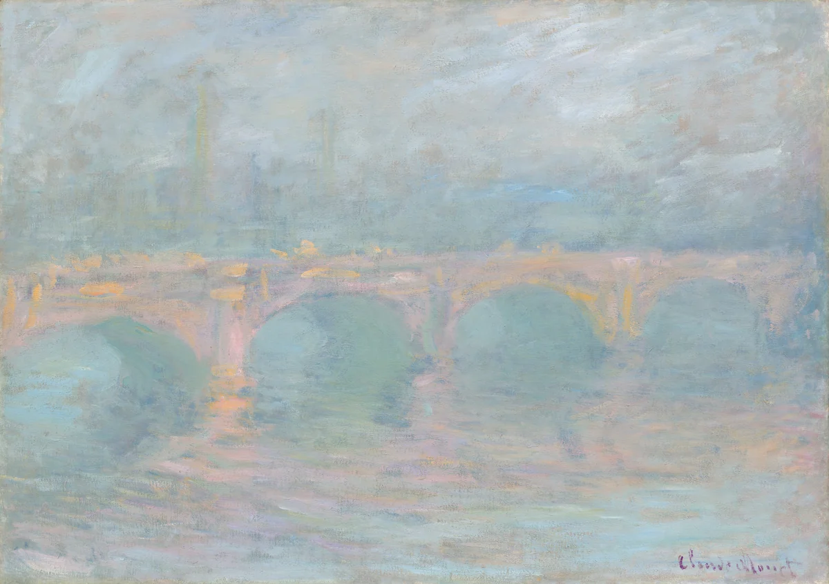 Waterloo Bridge, London, at Sunset by Claude Monet, painting, 1904