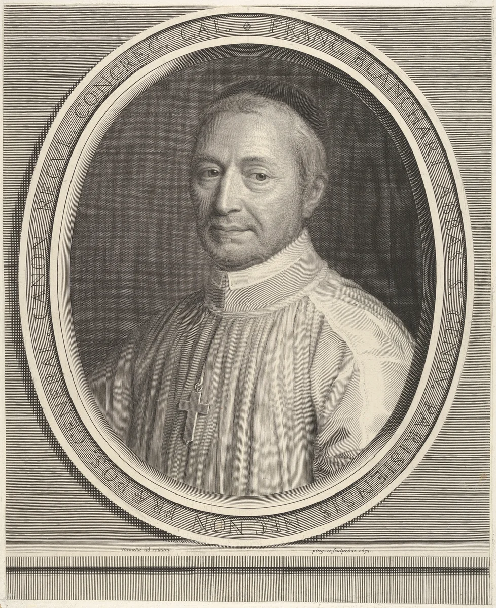 François Blanchart by Robert Nanteuil, print, 1673