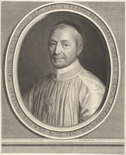 François Blanchart by Robert Nanteuil, print, 1673