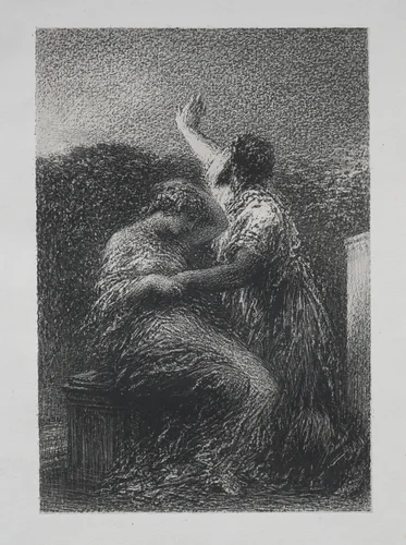 Le mage Baltajar et Fatime by Henri Fantin-Latour, print, 1891