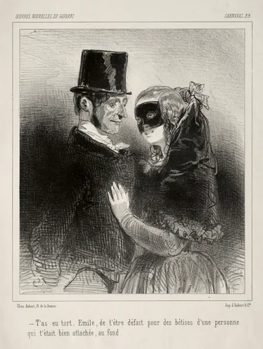 Carnaval by Paul Gavarni, print, 1824-1847