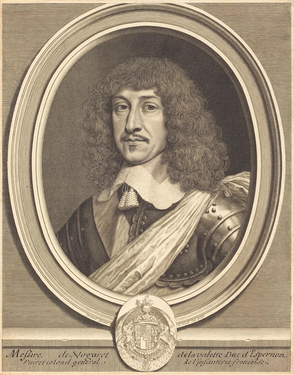 Bernard, Duc d'Epernon by Robert Nanteuil, print, 1650