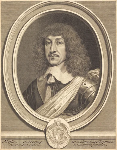 Bernard, Duc d'Epernon by Robert Nanteuil, print, 1650