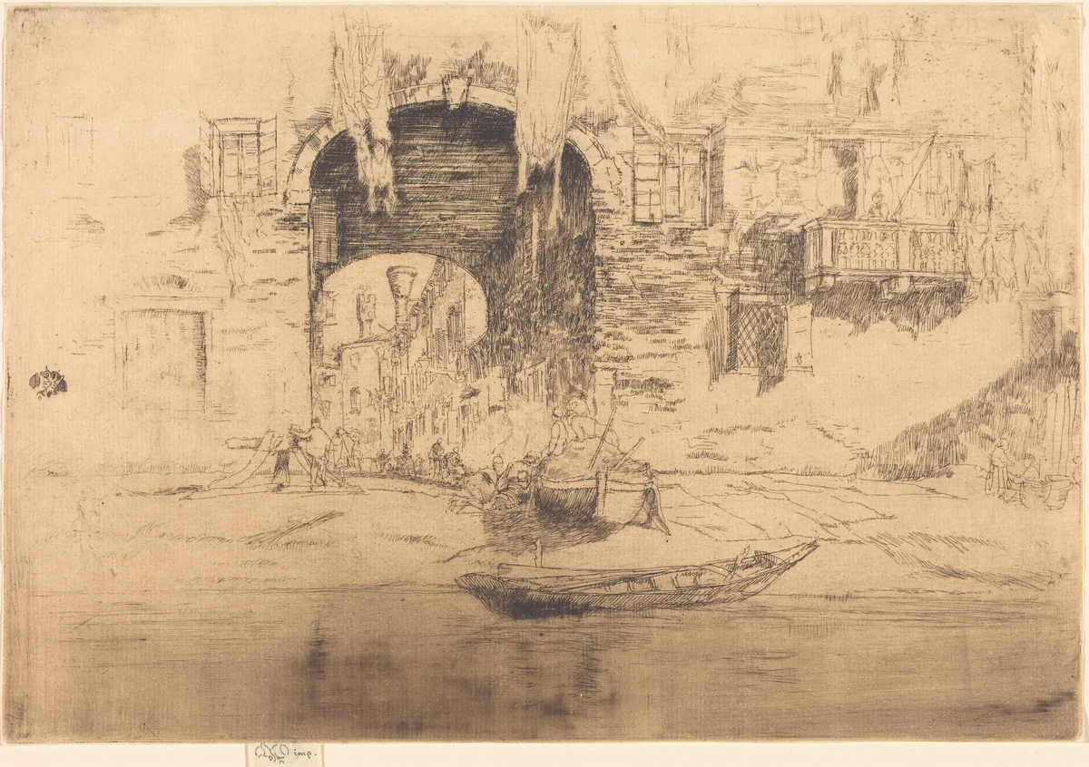 San Biagio by James McNeill Whistler, print, 1879-1880