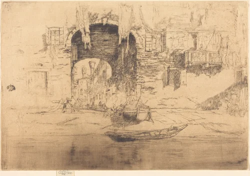 San Biagio by James McNeill Whistler, print, 1879-1880
