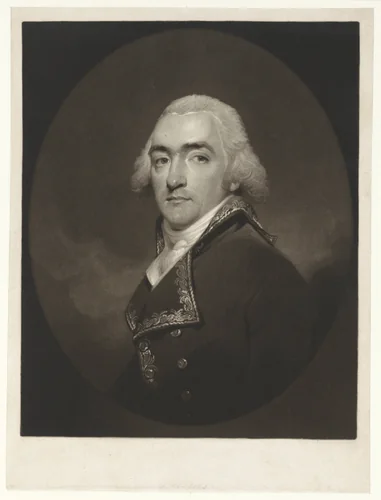 Portret van Herman Willem Daendels by Charles Howard Hodges, print, 1795
