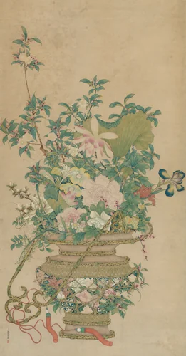 Flowers of the Four Seasons by Artist Unknown, other, 1701-1800