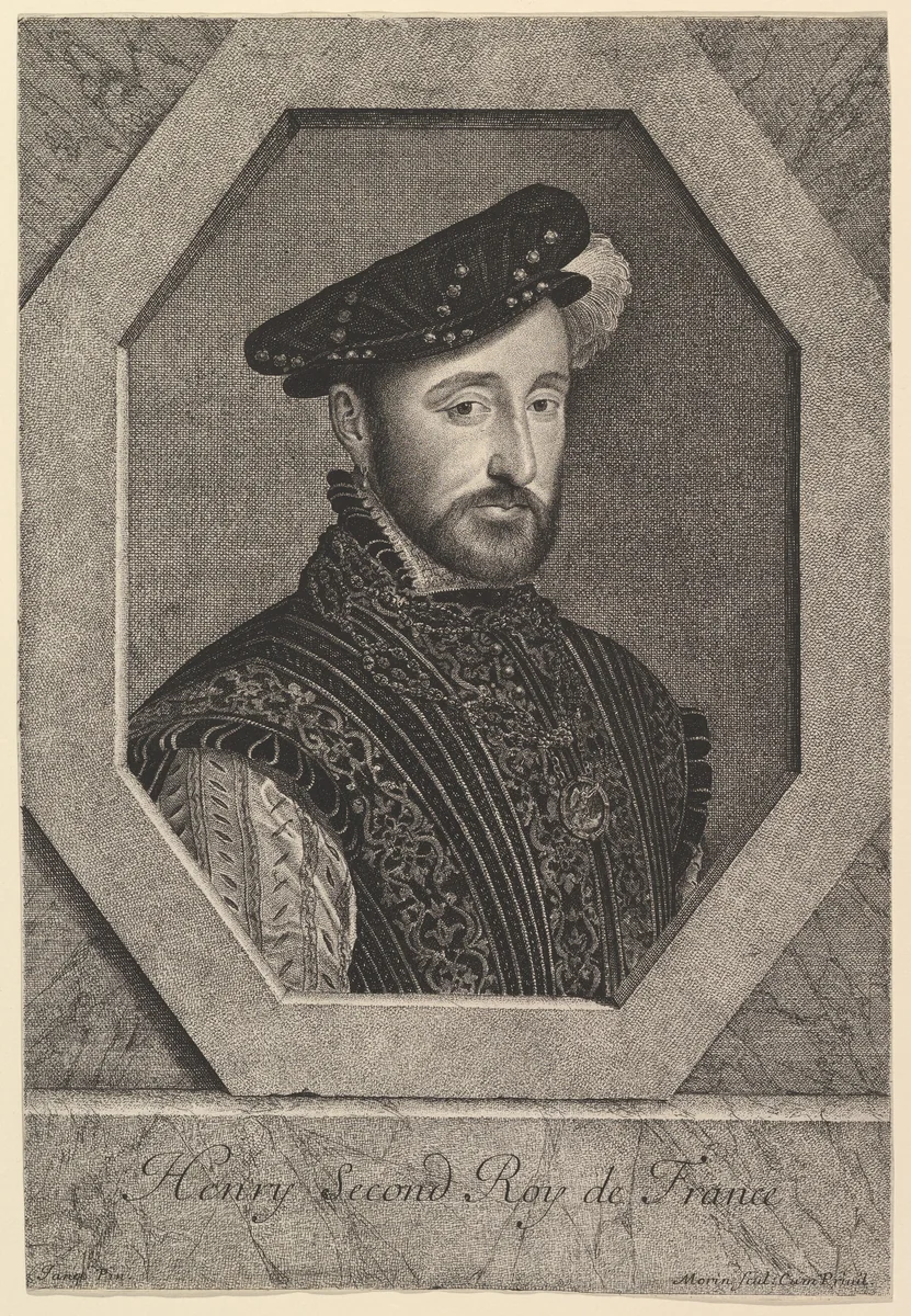 Henri II, roi de France by Jean Morin, print, 1605-1650