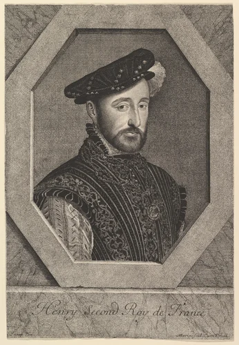 Henri II, roi de France by Jean Morin, print, 1605-1650