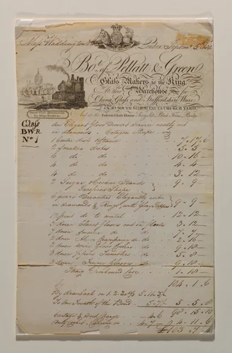 Original Bill of Sale, Pellatt and Green by Pellatt & Green, artwork, 1818