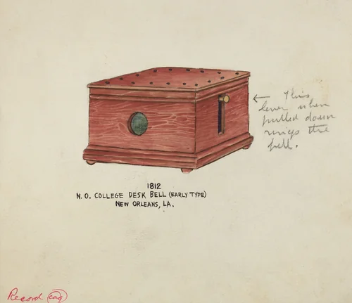 Desk Bell by American 20th Century, index of american design, 1935-1942