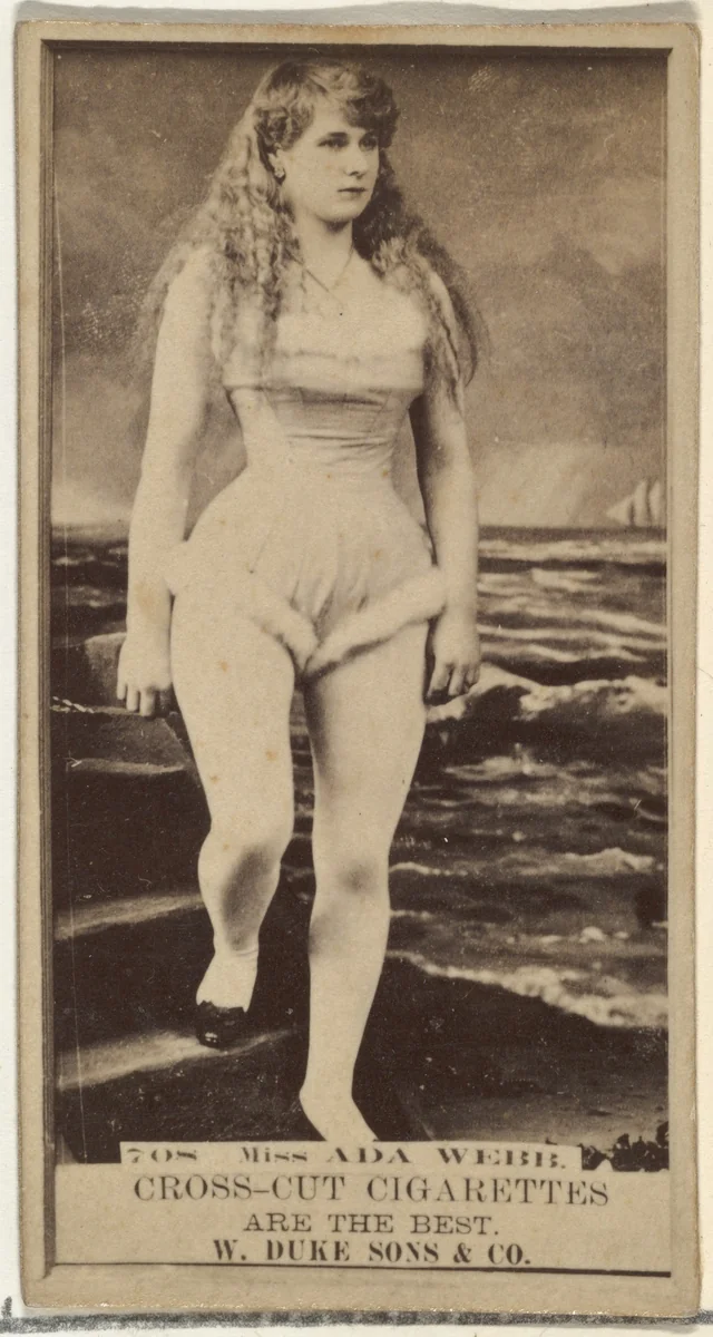 Card Number 708, Ada Webb, from the Actors and Actresses series (N145-3) issued by Duke Sons & Co. to promote Cross Cut Cigarettes by W. Duke, Sons & Co., photograph, 1880-1889