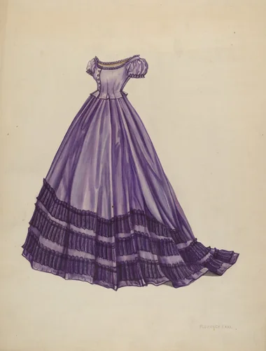 Dress by Florence Earl, index of american design, 1938