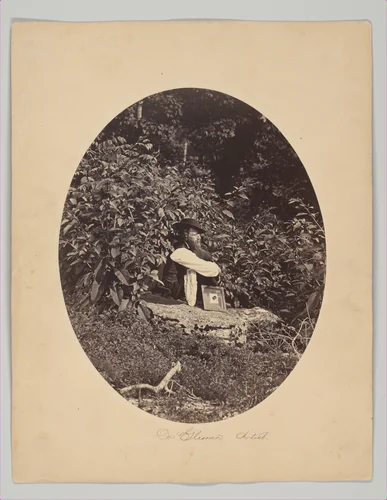 [Self-Portrait[?] with Lens Board, Camp Nelson, Kentucky] by G. W. Foster, photograph, 1863-1864