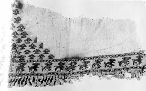 Fragment by Chancay, textile, 1000-1476