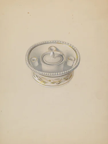 Inkwell by William High, index of american design, 1937