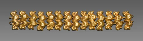 Fragment of a Necklace by Roman, metalwork, 201-300