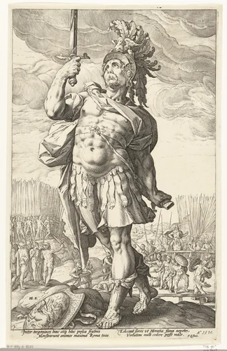 Publius Horatius by Unknown, print, 1586