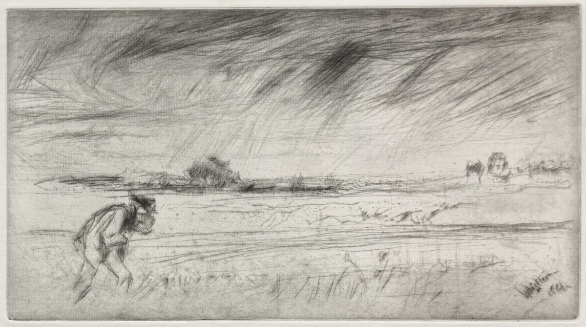 The Storm by James McNeill Whistler, print, 1861