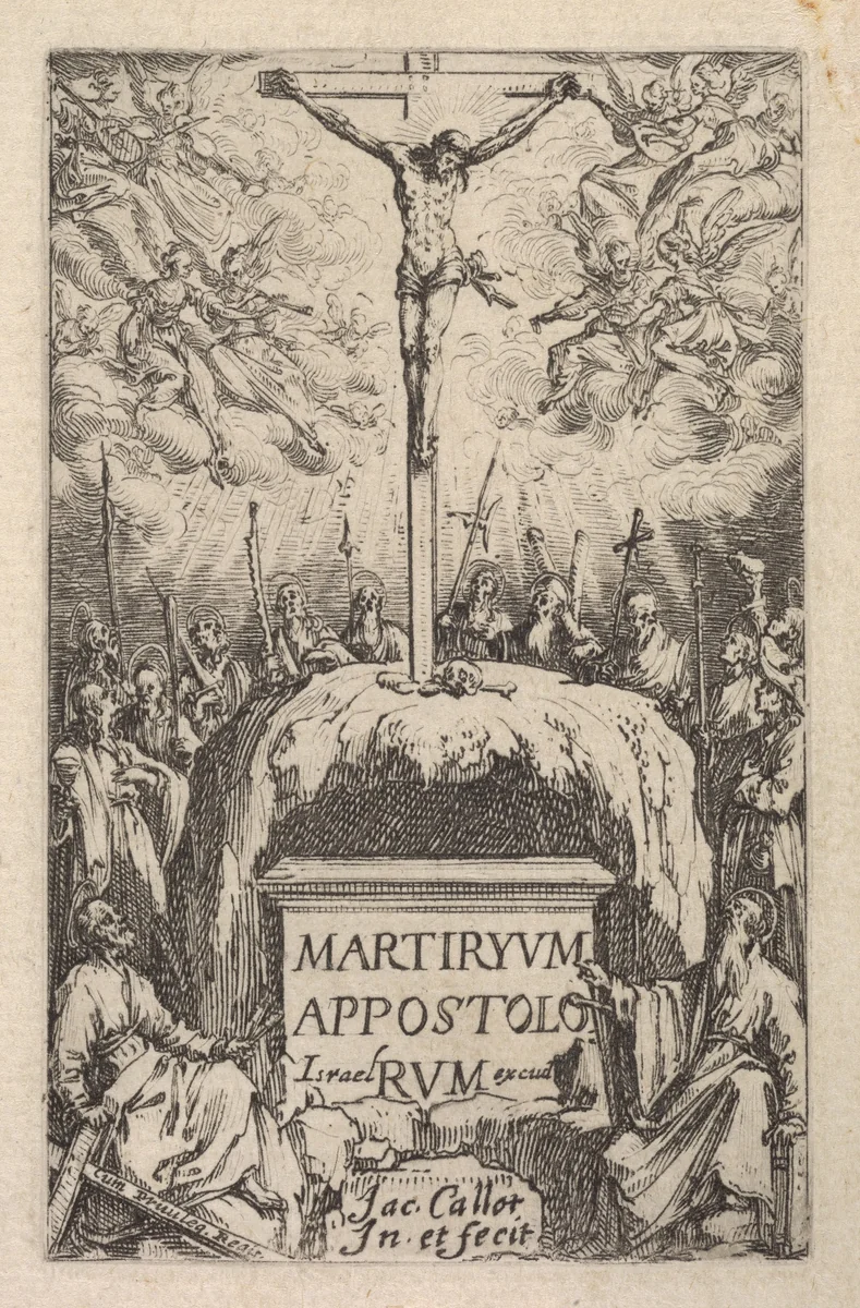 Frontispiece, from "The Little Apostles" (Les Petits Apôtres) by Jacques Callot, print, 1632