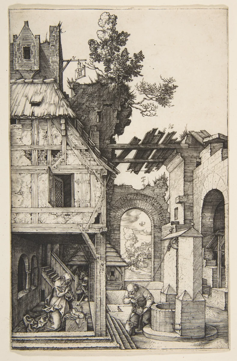 The Nativity by Albrecht Dürer, print, 1504