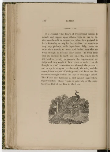 Tailpiece (page 186) from The Fables of Aesop by Thomas Bewick, illustrated book, 1818