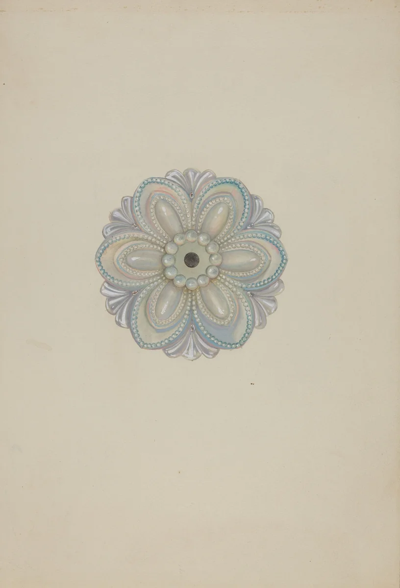 Tie-back by Henry Moran, index of american design, 1939