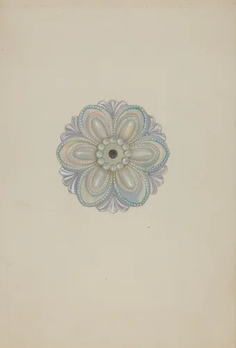 Tie-back by Henry Moran, index of american design, 1939