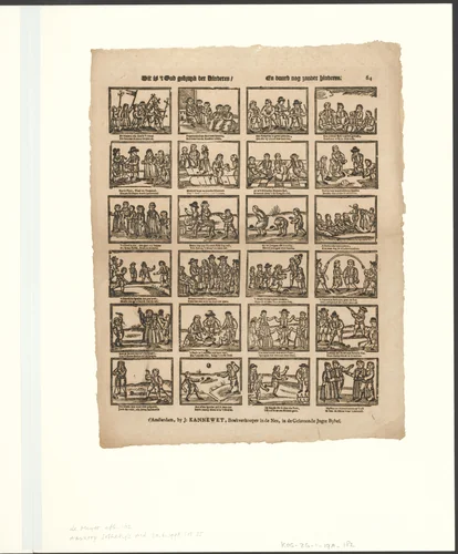 Verschillende spelen voor kinderen by anonymous, print, 1725-1780