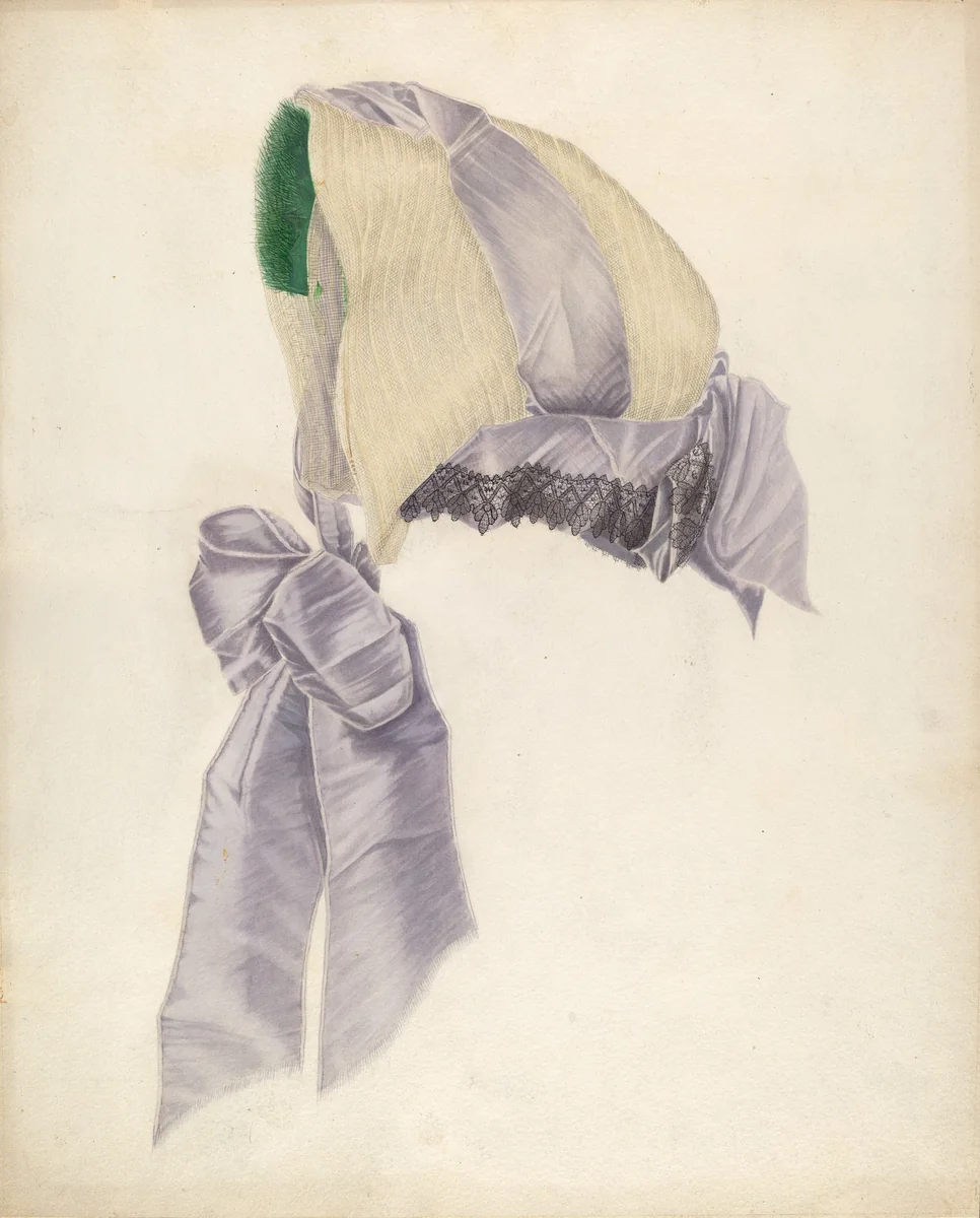 Bonnet by Ruth Bialostosky, index of american design, 1939