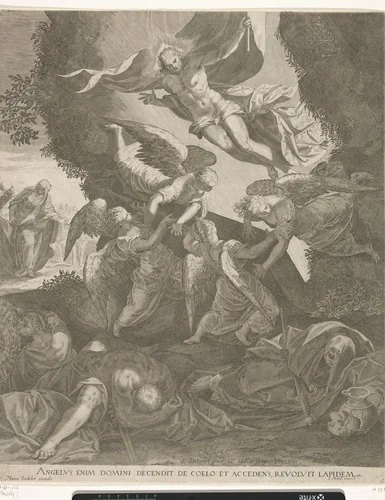 Opstanding van Christus by Unknown, print, 1593