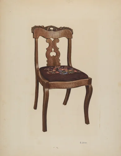 Side Chair by Lelah Nelson, index of american design, 1941