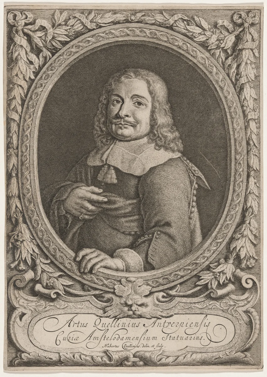 Artus Quellinus the Elder by Hubertus Quellinus, print, 1665