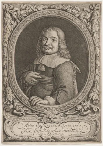 Artus Quellinus the Elder by Hubertus Quellinus, print, 1665