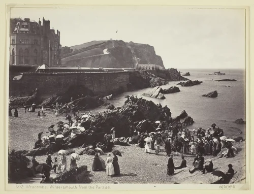 Ilfracombe, Wildersmouth from the Parade by Francis Bedford, photograph, 1860-1894