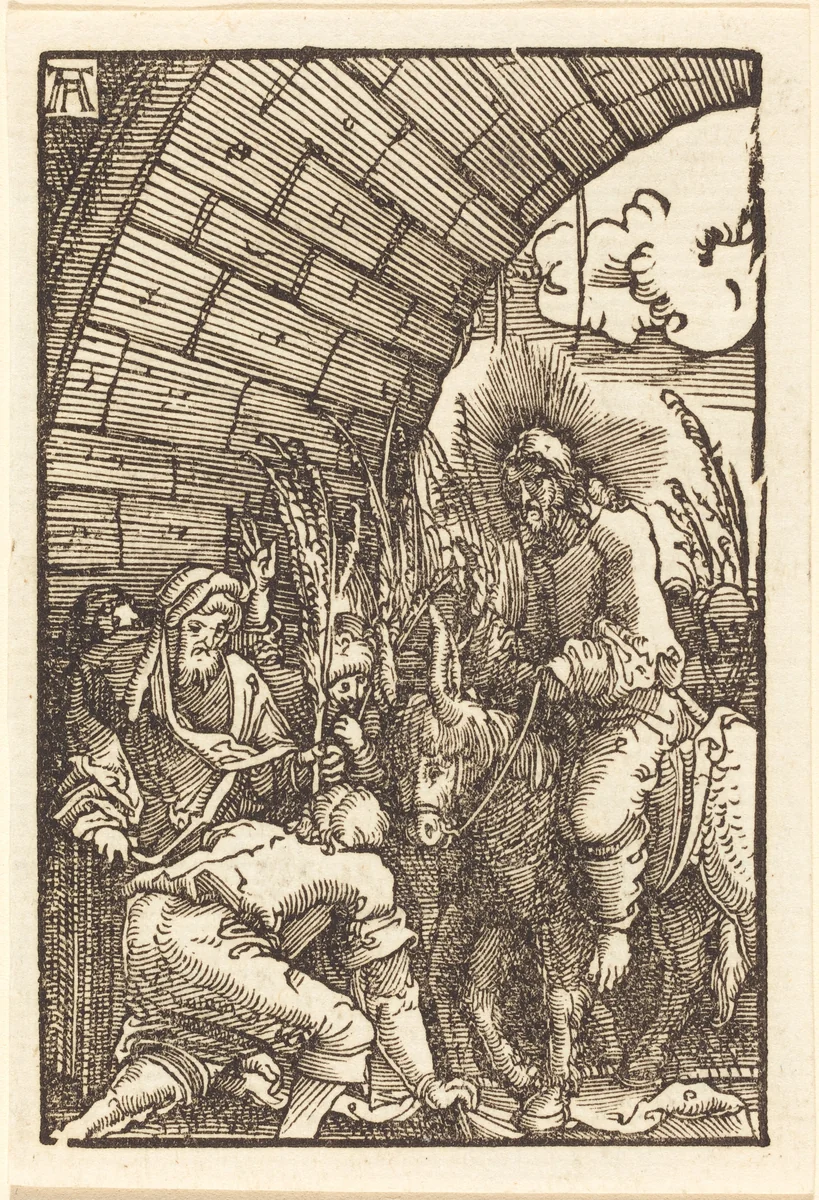 The Entry into Jerusalem by Albrecht Altdorfer, print, 1513