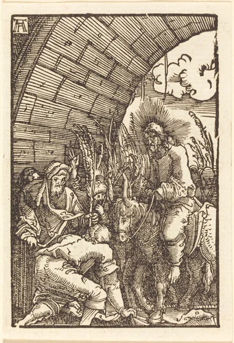 The Entry into Jerusalem by Albrecht Altdorfer, print, 1513