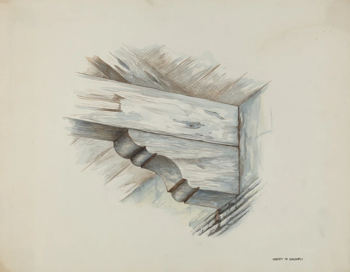 Corbel by Harry Mann Waddell, index of american design, 1939