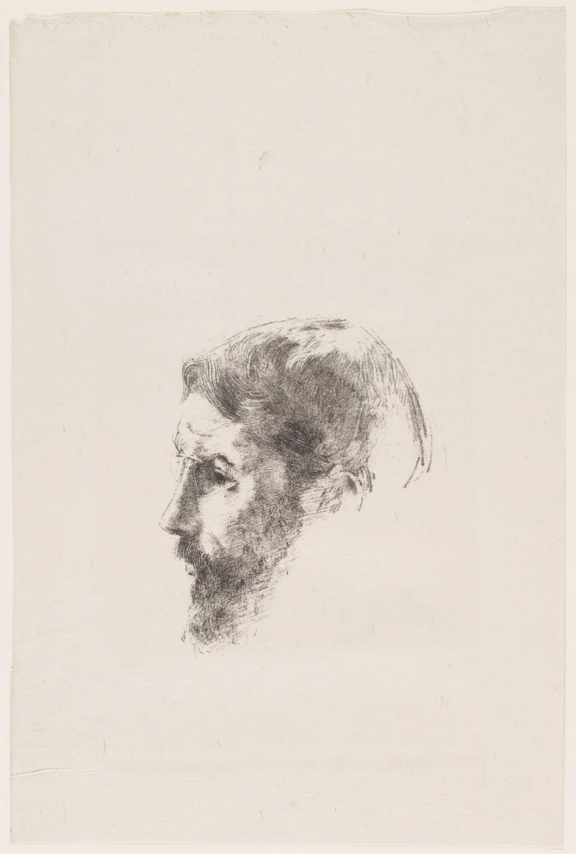 Pierre Bonnard by Odilon Redon, print, 1902