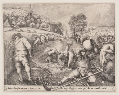 Summer by Pieter van der Heyden
Pieter Bruegel, print, 1565-1575