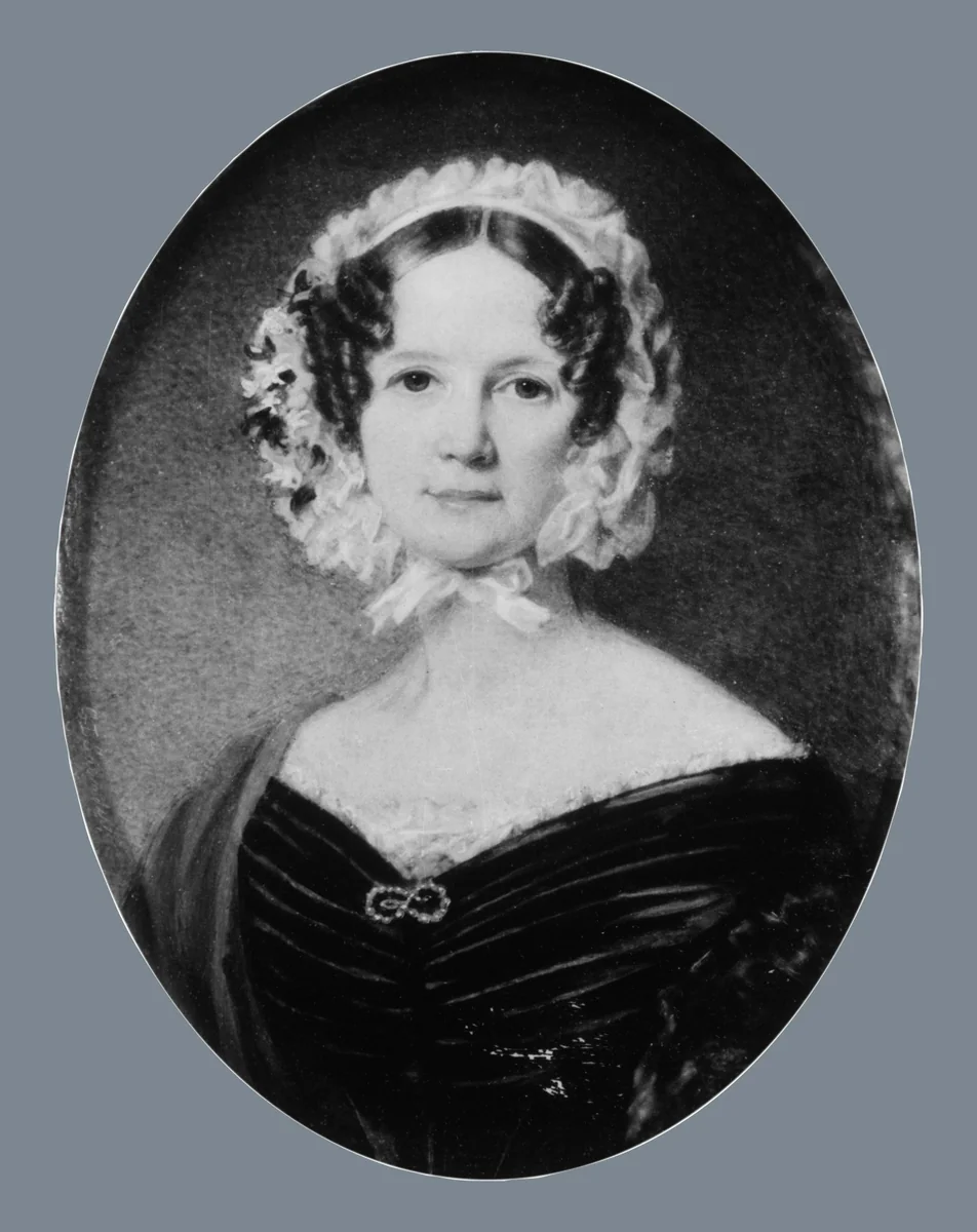 Mrs. George M. Gill (Ann McKim Bowly) by George Lethbridge Saunders, artwork, 1841