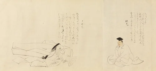 The Thirty-Six Poetic Immortals by Sakai Hōitsu (酒井抱一), painting, 1824