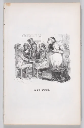 My Cure, from "The Complete Works of Béranger" by J. J. Grandville, print, 1836